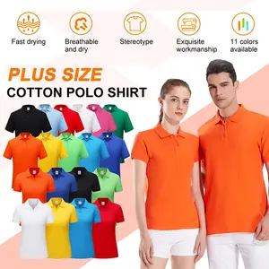 Camiseta polo de algodão para golfe personalizada unissex, camiseta polo bordada para homens, camiseta polo de malha em branco para homens