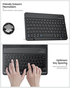 Étui universel pour tablette <span class=keywords><strong>MoKo</strong></span> en cuir PU avec clavier sans fil pour <span class=keywords><strong>iPad</strong></span> 9 10 11 pouces, étui Samsung A9 Plus - Product Image 6