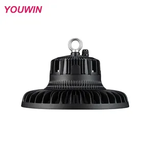 YOUWIN 200W lampu LED UFO Hibay lampu gudang stasiun Gas pencahayaan komersial industri Teluk tinggi lampu IP65