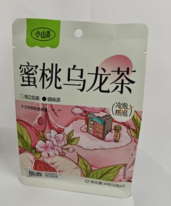 14g de té Oolong de melocotón. Aroma Rico a Melocotón, te Mantiene Energizado y Ayuda a la Digestión. Hecho con Bolsitas de Té Piramidales Seguras. - Product Image 1
