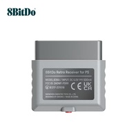 Adaptador Receptor Inalámbrico Retro 8Bitdo 83KA para Controles de PS1, PS2, Switch y PC