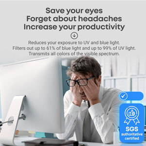 Moniteur de 24/27 pouces Housse de protection anti-rayonnement Film HD souple Type suspendu Blue Ray Eye Care pour une utilisation au bureau à domicile - Product Image 4