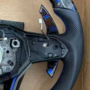 Volant en cuir en fibre de carbone forgé de haute qualité pour Volkswagen vw <span class=keywords><strong>Golf</strong></span> 4 5 6 <span class=keywords><strong>7</strong></span> 8 GTI <span class=keywords><strong>GTD</strong></span> Accessoires intérieurs automobiles - Product Image 5