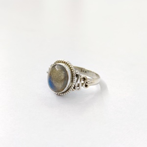 Anillo de Labradorita, Plata de Ley 925, Anillo de Piedra Preciosa, Colección Hecha a Mano, Anillos Finos, Joyería de Plata, Precio al por Mayor - Product Image 3
