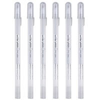 Stylo Gel paillettes professionnel 9 couleurs 0.8mm blanc surbrillance calligraphie ensemble en plastique emballage pour marqueurs d'art à usage promotionnel
