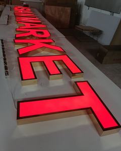 7 días de tiempo de producción 12cm tatuaje LED signo compras en línea personalizado 3D LED letra signo publicidad 3D acrílico LED signo - Product Image 5