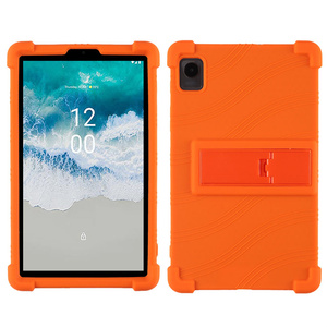 Capa de Silicone para <span class=keywords><strong>Tablet</strong></span> Nokia T21 de 10,4 Polegadas 2022, com Airbags Macios e à Prova de Choque, Suporte Ajustável - Product Image 4