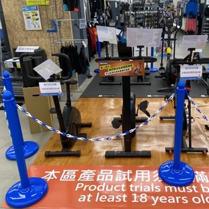 Chaîne d'avertissement de route Unibody de haute qualité 6mm10M 2 maillons + 2 maillons chaînes décoratives courtes emballées sur sac - Product Image 5