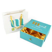 Kotak Hadiah Bentuk Peti Mati Crown Win Flower Packaging, Lapisan Laminasi Matt, Lapisan Spons, Ramah Lingkungan, Biodegradable