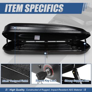 กระเป๋าใส่สัมภาระบนหลังคารถยนต์ Podofo แบบกันน้ำ ขนาด 15 คิว รับน้ำหนักได้มาก ปรับแต่งได้ ตัวอย่างสินค้าฟรี - Product Image 6