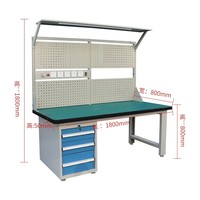 Table d'établi antistatique ESD réglable pour table de travail de laboratoire industriel de réparation de téléphone portable d'ordinateur