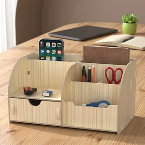 Simple Multifunctional <b>Desk</b> Organizer Paper Storage Box With <b>Phone</b> <b>Stand</b> <b>For</b> Office Use - Product Image 6