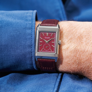 Montre-bracelet carrée rétro pour homme personnalisable CILOA, montre polyvalente pour le travail et les occasions décontractées - Product Image 2