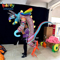 Costumes de dragon gonflables colorés personnalisés pour spectacles de vacances, défilés, événements en plein air, décoration publicitaire, marionnettes gonflables