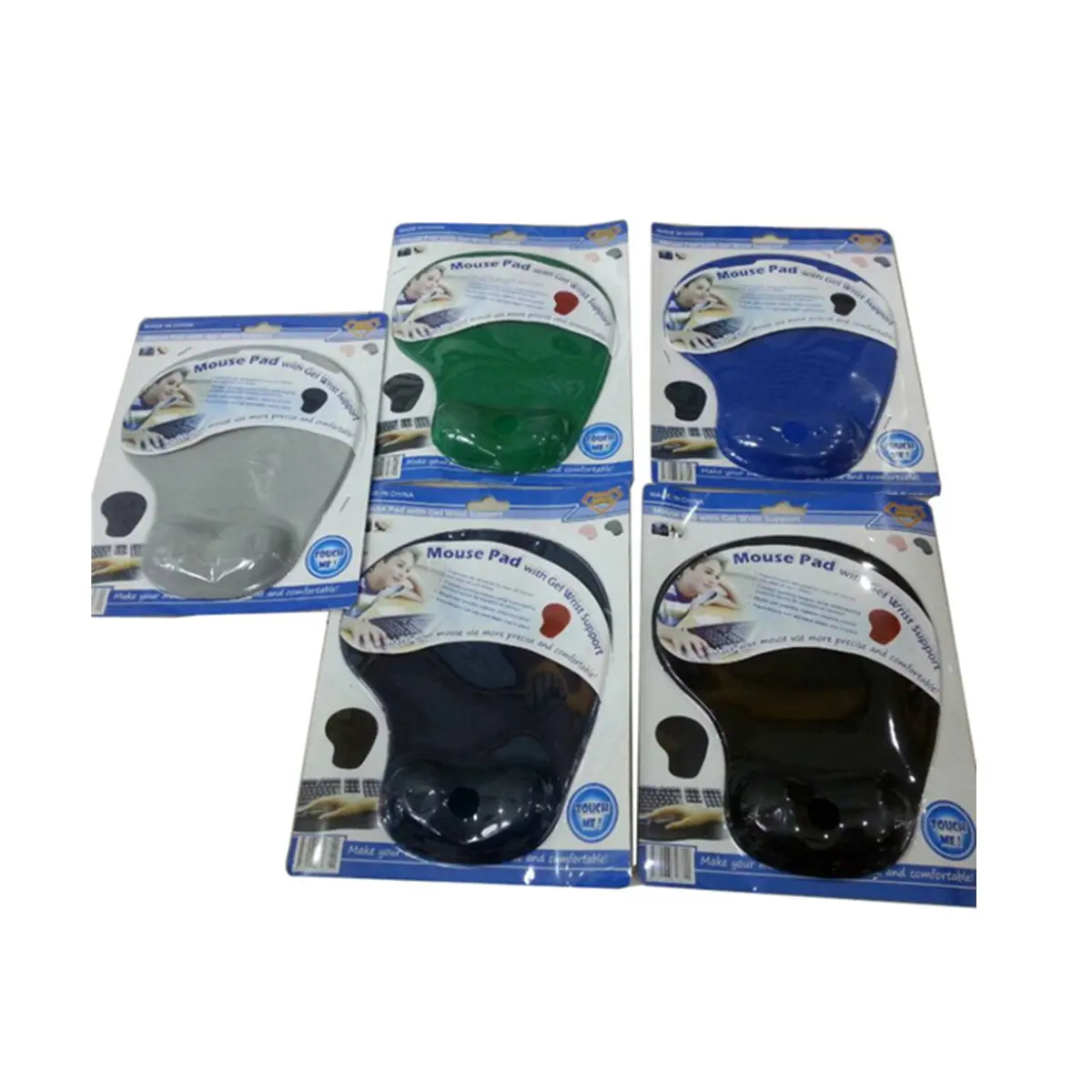 Promozionale Ergonomico Stampa di gomma piuma di Memoria Mousepad Con Supporto per Il Polso Proteggere Il Vostro Polsi gel di resto di polso mouse pad