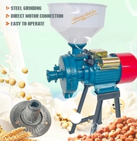 Moulin à farine multifonctionnel de machine de broyeur d'épices de grain 140 professionnel avec les composants faciles de noyau de moteur du mouvement 220V
