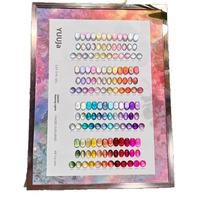 YUUJA 48 Couleurs Vernis à Ongles Gel Effet Œil de Chat Clair de Lune Longue Durée Populaire Couleur Verre Magnétique UV pour Nail Art