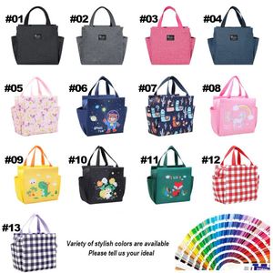 Custom Logo Kids' Fashion Summer Style Aluminum Foil Thermal Insulated Cooler Lunch <b>Bag</b> - Product Image 2