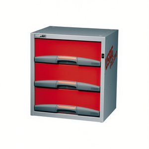 Caja de Herramientas D3 Roja de 5000, Gabinete de Almacenamiento de Acero con 3 Cajones para Uso en Taller - Product Image 2