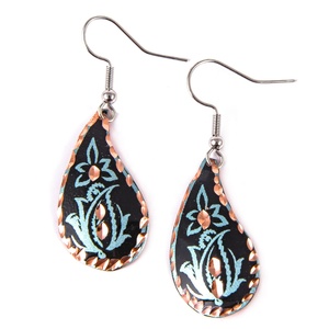 Fashion Hand Made Turkish Designed Copper <b>Earring</b> from Turkey - Product Image 1
