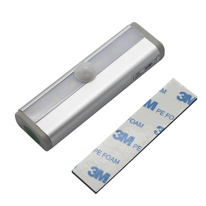 Luz LED con <span class=keywords><strong>Sensor</strong></span> <span class=keywords><strong>de</strong></span> <span class=keywords><strong>Movimiento</strong></span> PIR <span class=keywords><strong>de</strong></span> 6 LED, Lámpara para Armario, Guardarropa, Cama, Luz Nocturna LED Debajo del Gabinete para Armario, Escaleras, Cocina - Product Image 6