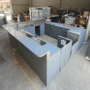 Station de mélange en acier inoxydable 304 de qualité alimentaire avec planche à découper et lumière LED, intégrée pour restaurant et maison - Product Image 1