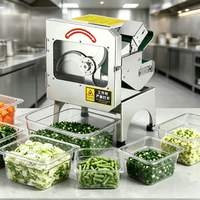 Machine de découpe automatique commerciale pour oignon vert, céleri, champignons, poireau et autres légumes, à vendre