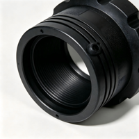 Adaptor Flensa Elektrofusi HDPE Ujung Tumpul dengan Cincin Penyangga Baja Galvanis DIN PN10 PN16 untuk Katup Air Pompa DN50-DN630