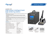 Chuera 316D 320W Station de soudage haute puissance OEM 50-550 ° C Chauffage rapide Température réglable Arrêt automatique Machine à souder
