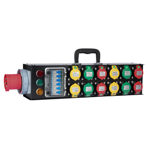 Boîtier de distribution d'alimentation électrique 3 phases pour scène, 6 ou 12 voies, pour éclairage LED et sonorisation en direct - Product Image 6