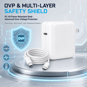 Adaptador <span class=keywords><strong>de</strong></span> Corriente para Portátil USB-C PD 3.0 <span class=keywords><strong>de</strong></span> 67W, 20.3V 3.3A, <span class=keywords><strong>Cargador</strong></span> CA con Carcasa Ignífuga para PC, Uso en Escritorio, para <span class=keywords><strong>iPhone</strong></span>/Macbook - Product Image 4