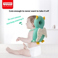 Vente chaude transfrontalière bébé literie Anti-chute coussin respirant enfant en bas âge marche appui-tête en peluche chat tête oreiller