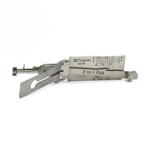 Lishi HU71 huign <span class=keywords><strong>Dr</strong></span> 2 in 1 kunci pintu mobil Pick dan dekoder Unlock Pick Set - Product Image 5