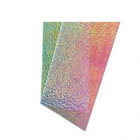 Panneau acrylique texturé de qualité supérieure, épaisseur personnalisée, coloré, irisé, UV, bords découpés avec précision, moulures, meubles de présentation