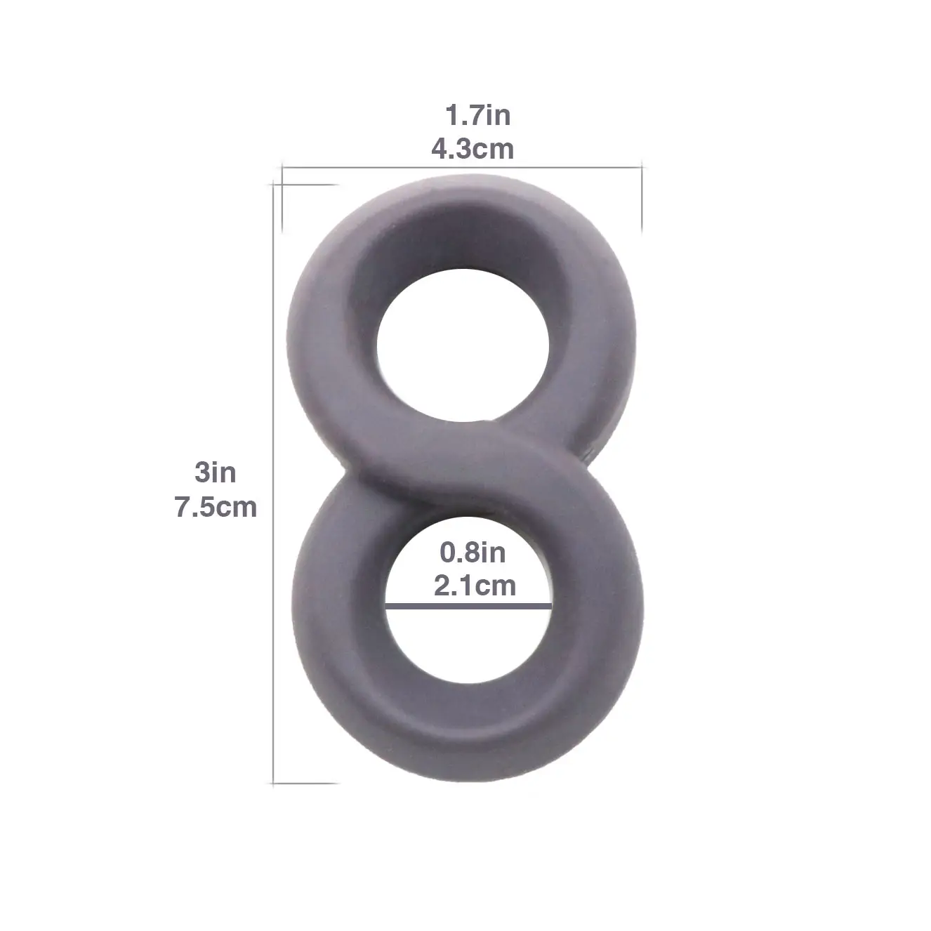 8 Shape Black Rings For Penis Cheap Cock Rings Flexible Durable Silicone Adult Sex Product For Men Delay Ejaculation