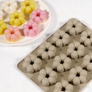 Flower Shaped Chocolate <b>Silicone</b> Mold 15 Cavities <b>Baking</b> Cake Decoration Mold For DIY Cookies And Cakes - Product Image 1