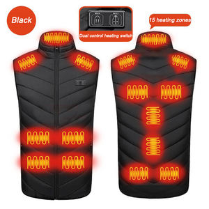 Gilet invernale senza maniche con imbottitura e gilet termico ricaricabile a batteria elettrica lavabile termica USB per <span class=keywords><strong>donna</strong></span> e <span class=keywords><strong>donna</strong></span> - Product Image 1