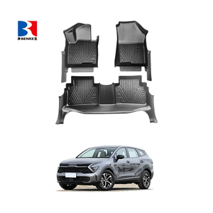 wholesale Factory Custom 5D <b>TPE</b> Rubber Eco-friendly Waterproof Anti Slip 5D Car Floor Mats 3 Pieces for KIA Sportage(LHD) 2023+ - Product Image 3