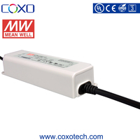 Alimentation électrique Meanwell 12V avec garantie de 5 ans, 20W, 36W, 60W, 100W, 200W, 400W, mince, étanche, driver LED Meanwell 24V