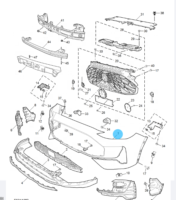 MG ONE 2023 Auto Parts - Front Bumper & Headlight Solutions