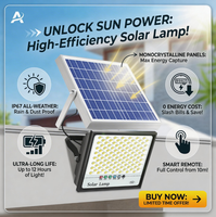 Lampe solaire de rue extérieure avec affichage du niveau de la batterie, éclairage LED solaire, étanche IP67, style rétro pour cour extérieure