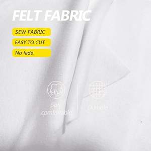 Feutre en polyester blanc, <span class=keywords><strong>épais</strong></span>seur 1,6 mm, 36 x 18 pouces, doux, durable, feuille artisanale pour projets de couture, d'art et de décoration intérieure - Product Image 2