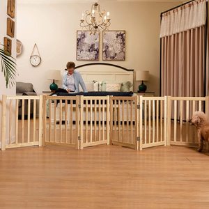 Jaula grande <span class=keywords><strong>para</strong></span> perros, decoración de madera <span class=keywords><strong>para</strong></span> interiores, <span class=keywords><strong>valla</strong></span> <span class=keywords><strong>para</strong></span> mascotas con patrón de animales <span class=keywords><strong>para</strong></span> <span class=keywords><strong>gatos</strong></span> y animales pequeños - Product Image 2