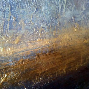 Peinture acrylique abstraite moderne faite à la main sur toile, style Wabi Sabi, nature morte artistique, texture 3D, décoration murale pour salon - Product Image 6