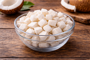 Freeze-Dried Sweet Tender Coconut <b>Cubes</b> 100% Pure Natural Bulk Packaged Nutritious Ready-to-Eat Snack - Product Image 2