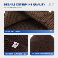 Bonnet en tricot unisexe personnalisé pour adulte, automne-hiver, avec logo en relief, personnalisation avec décoration en nœud, motif lettres pour le sport