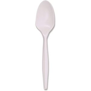 Boardwalk 5.31 Pulgadas Cuchara Desechable de Plástico Polipropileno de Peso Medio, Blanca, 1000 Unidades por Caja - Product Image 5