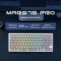 Clavier de jeu de précision Mars75 Mars 75 Pro à axe magnétique, qualité e-sport, capteur Hall nouvelle génération RT0.001, clavier filaire ARGB