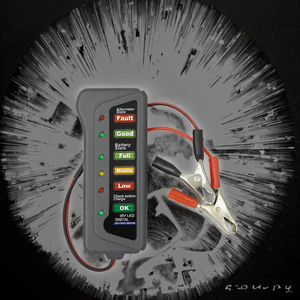 Tester Digitale Elettronico per Batterie <span class=keywords><strong>Auto</strong></span> 12V con Alternatore e 6 Luci LED per <span class=keywords><strong>Auto</strong></span> e Moto - Product Image 3