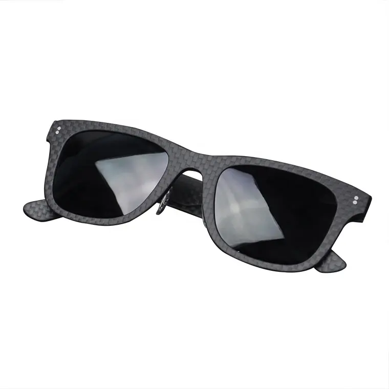 Gafas de sol polarizadas para hombre, lentes de sol masculinas de fibra de carbono, alta calidad, UV400, 2022